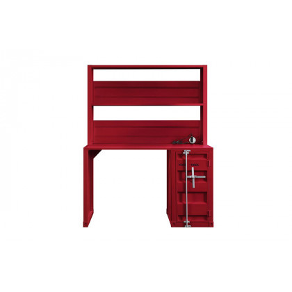 ACME Cargo Youth Desk with Hutch - Red