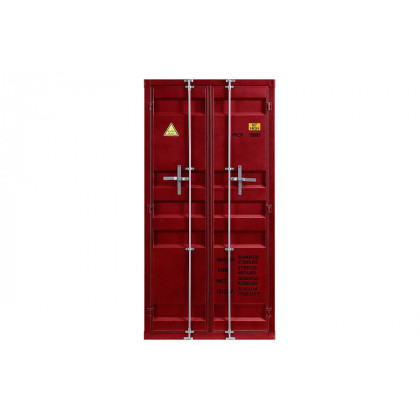 ACME Cargo Youth Double Door Wardrobe - Red
