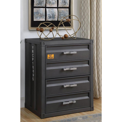 ACME Cargo Chest with 4 Drawers - Gunmetal