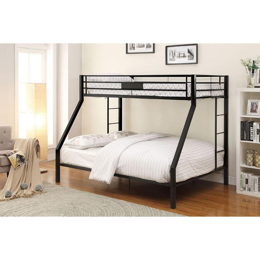 ACME Limbra Twin XL/Queen Bunk Bed - Sandy Black