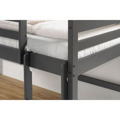 ACME Lara Twin Loft Bed - Gray Finish
