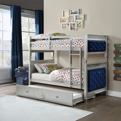 ACME - Varian Trundle (Twin) in Silver
