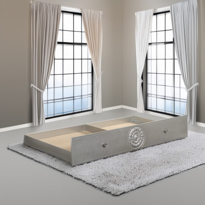 ACME - Varian Trundle (Twin) in Silver