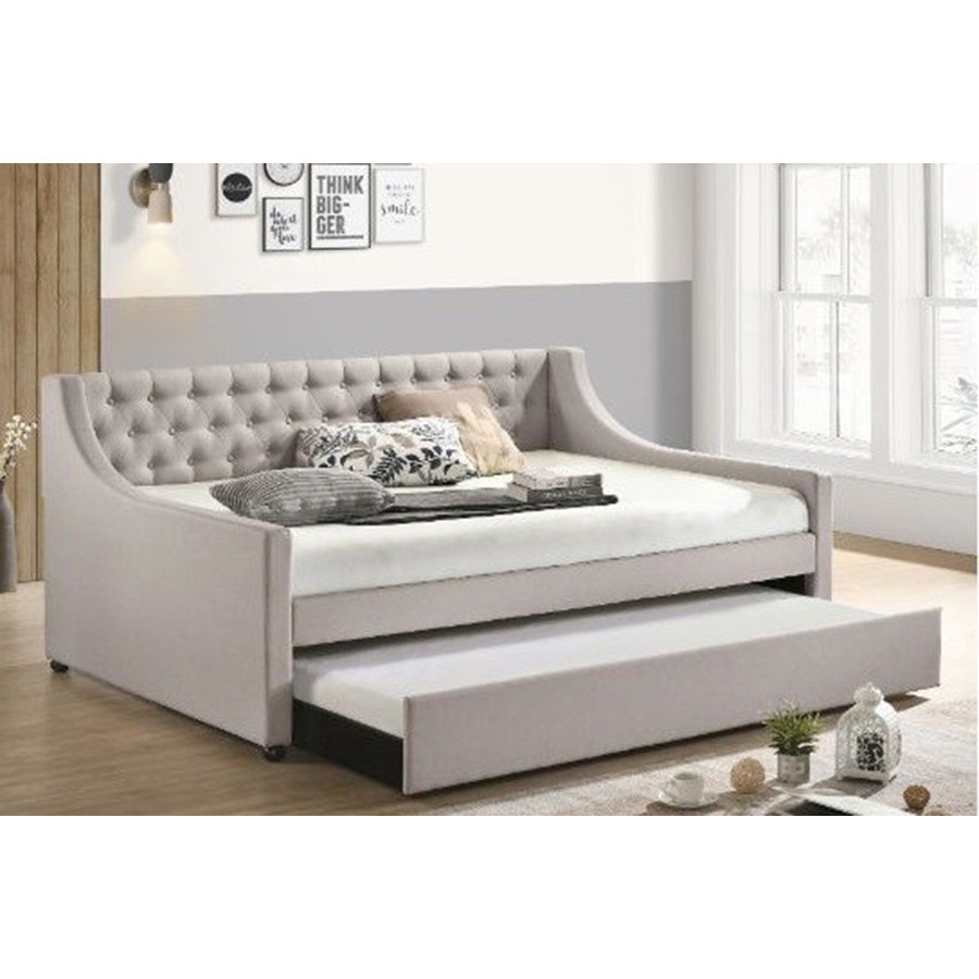 ACME Lianna Daybed with Trundle (Full) - Fog