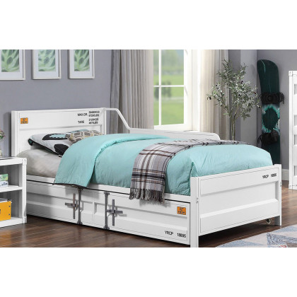 ACME Cargo Youth Daybed with Trundle - White