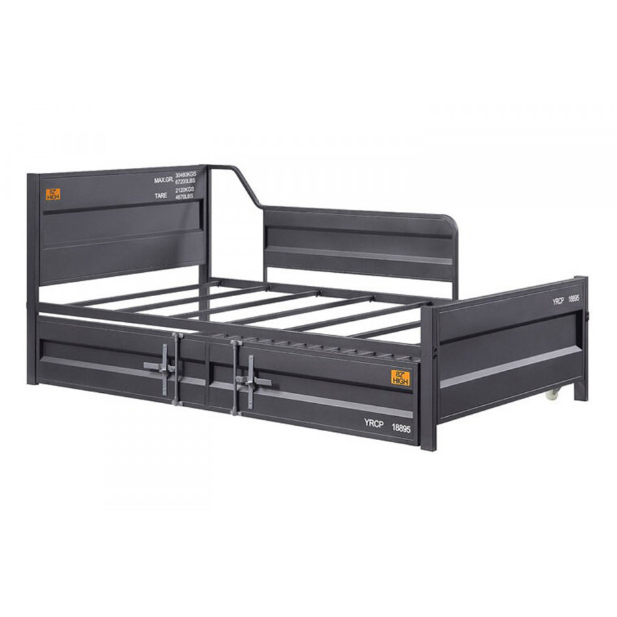 ACME Cargo Youth Daybed with Trundle - Gunmetal