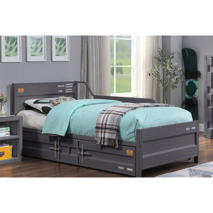 ACME Cargo Youth Daybed with Trundle - Gunmetal