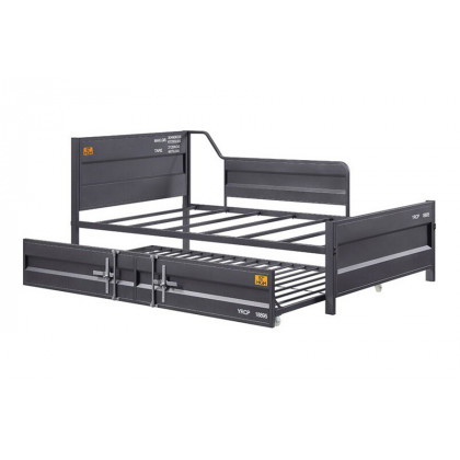 ACME Cargo Youth Daybed with Trundle - Gunmetal