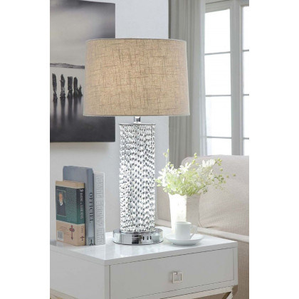 ACME - Britt Table Lamp in Chrome