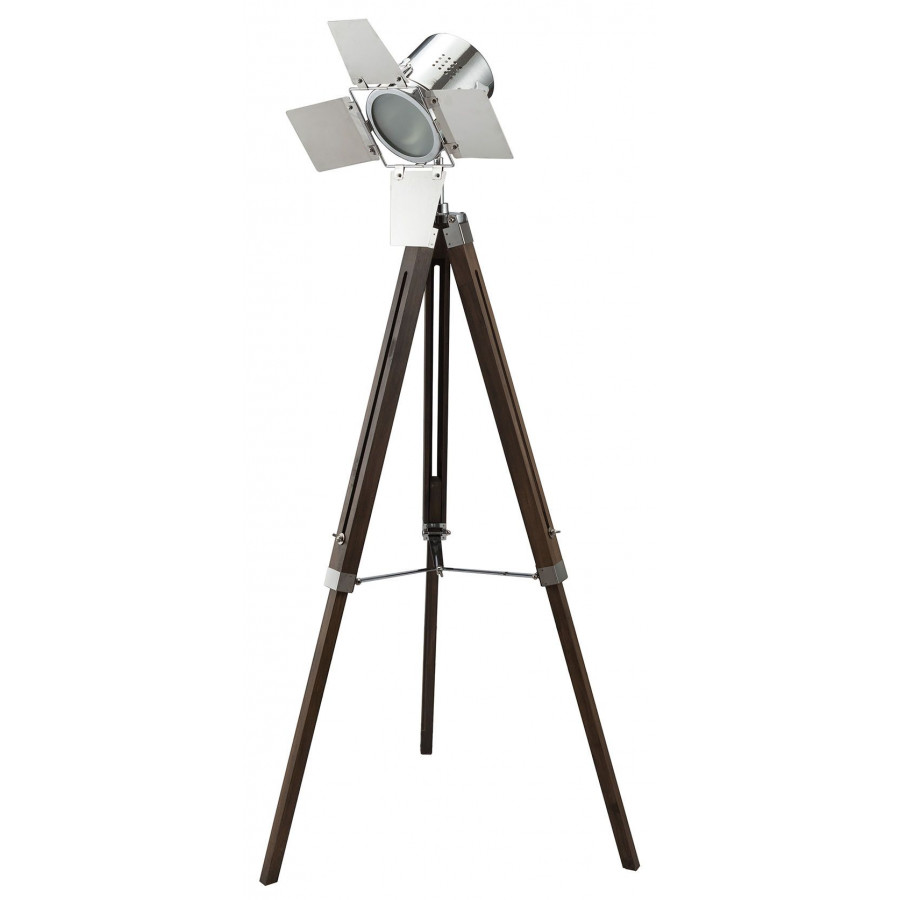 ACME - Hollywood Floor Lamp in Metal, Wood
