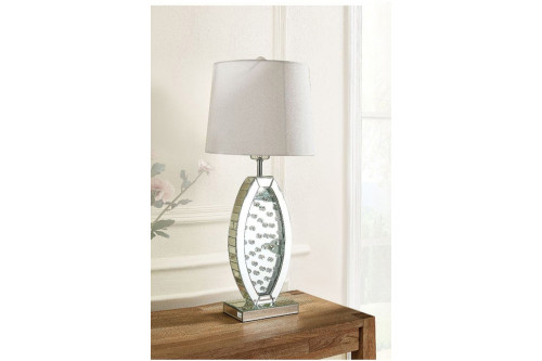 ACME™  - Nysa Table Lamp in Mirrored and Faux Crystals