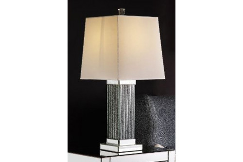 ACME™  - Noralie Table Lamp in Mirrored and Faux Stones 40220