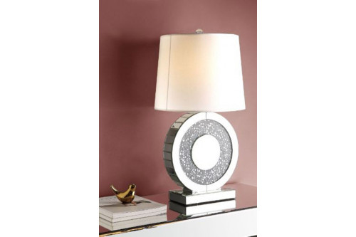 ACME™  - Noralie Table Lamp in Mirrored and Faux Diamonds 40221