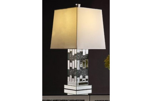 ACME™  - Noralie Table Lamp in Mirrored and Faux Diamonds 40222