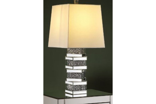 ACME™  - Noralie Table Lamp in Mirrored and Faux Diamonds 40224