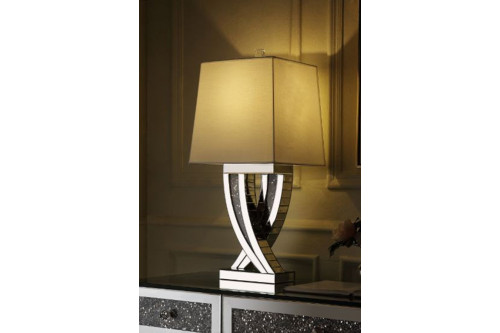 ACME™  - Noralie Table Lamp in Mirrored and Faux Diamonds 40241