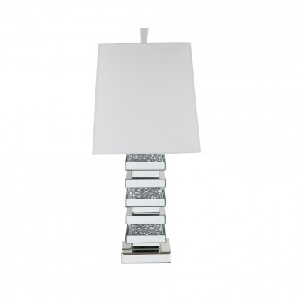 ACME - Noralie Table Lamp in Mirrored/Faux Diamonds (40242)