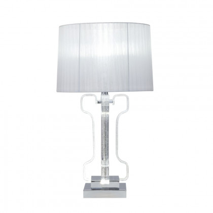 ACME - Melinda Table Lamp in Clear Acrylic/Chrome