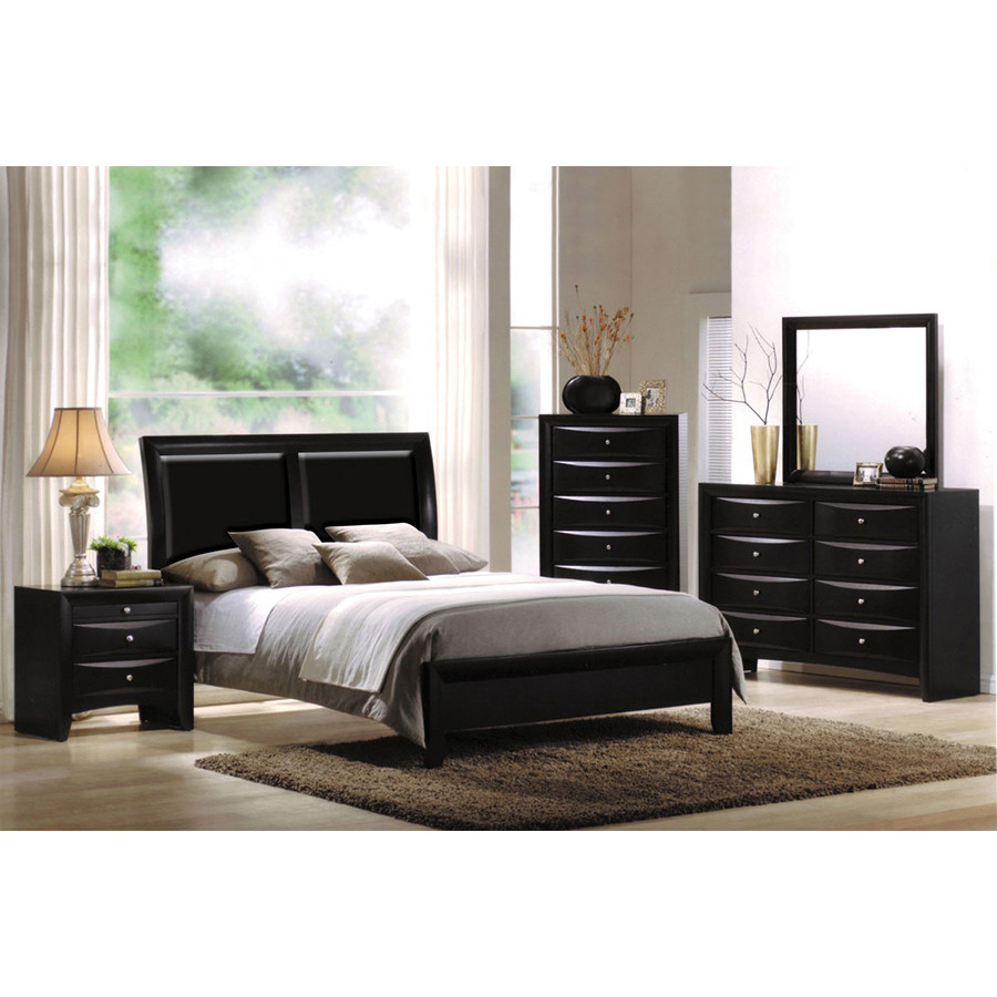 ACME Ireland 3-Drawer Nightstand with Pull-out Tray - Black