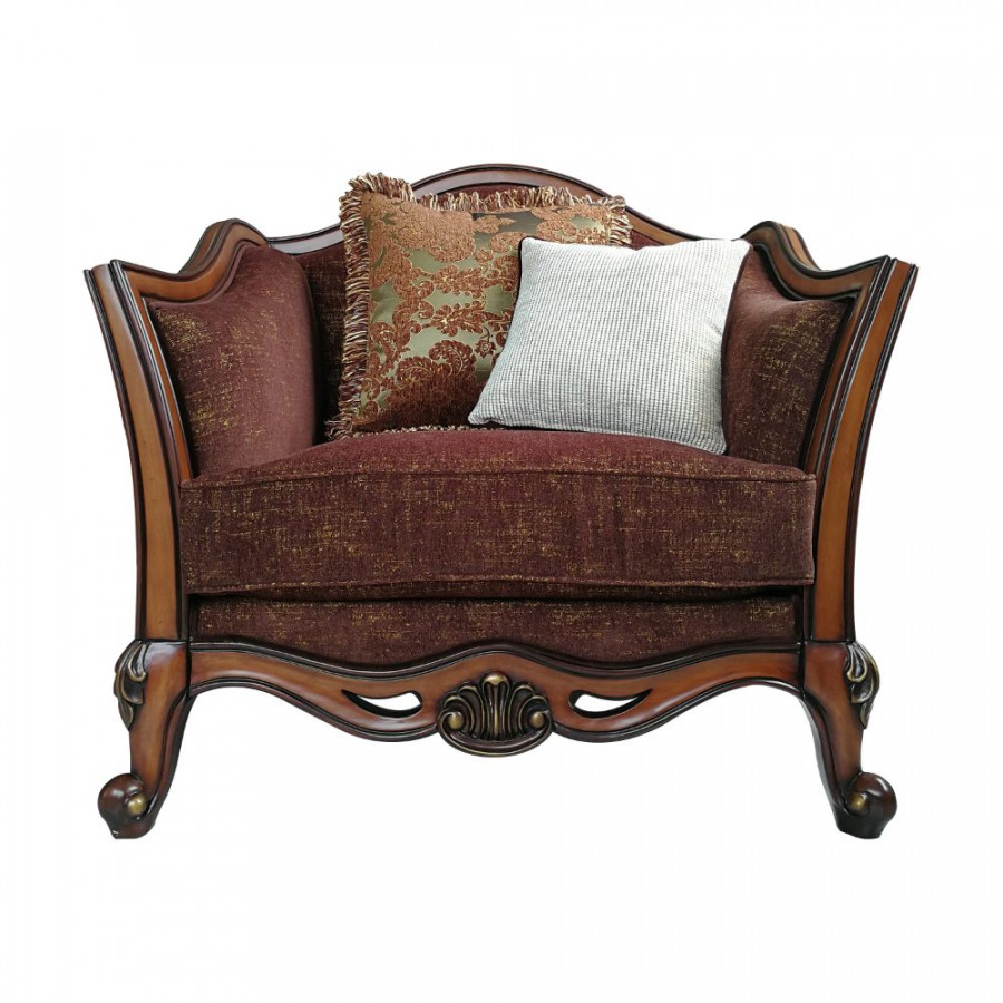 ACME - Beredei Chair in Antique Oak