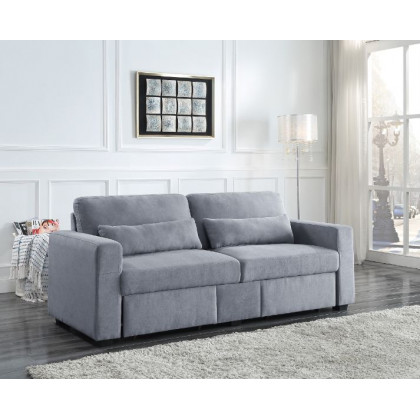 ACME - Rogyne Sofa with Storage in Gray