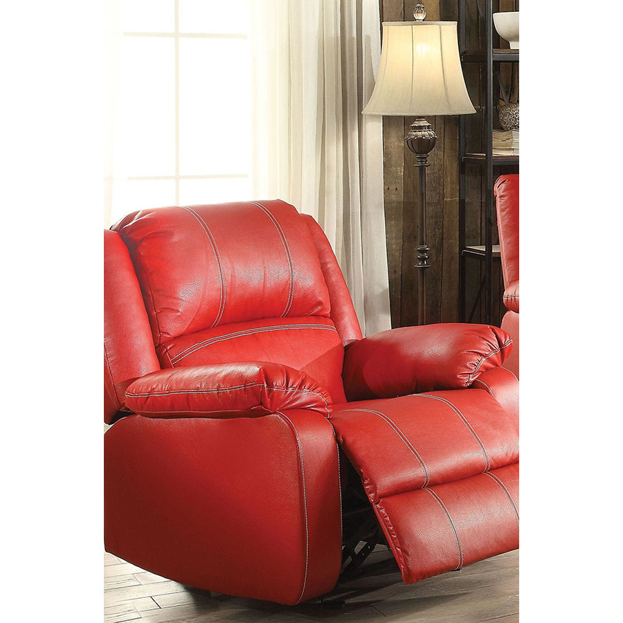 ACME Zuriel Rocker Recliner - Red