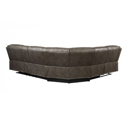 ACME Tavin Motion Sectional Sofa - Taupe Leather