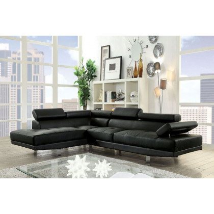 ACME Connor Sectional Sofa - Black