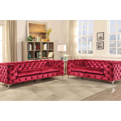 ACME - Adam Loveseat in Red