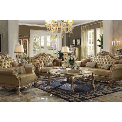 ACME - Dresden Sofa with 4 Pillows