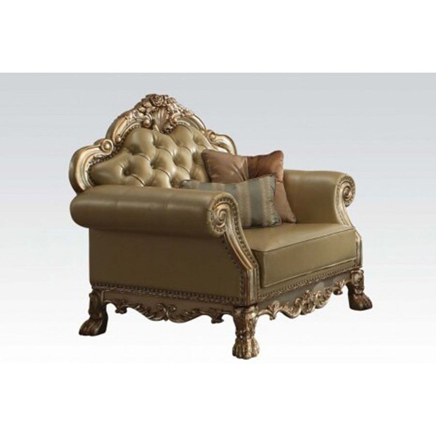 ACME - Dresden Chair with 2 Pillows