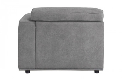 ACME™  - Alwin Modular Rf Chaise in Dark Gray Fabric