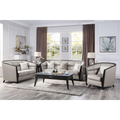 ACME - Zemocryss Chair with Pillow in Beige