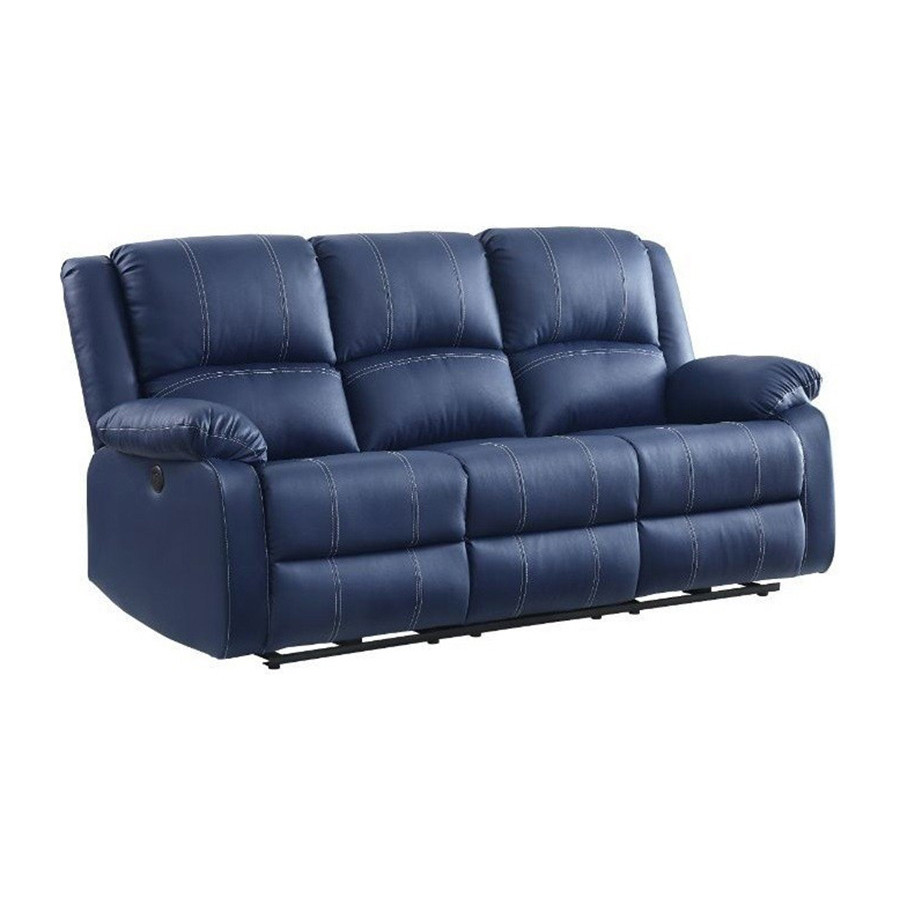 ACME Zuriel Power Motion Sofa - Blue PU