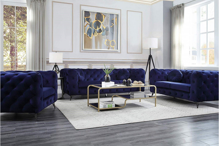ACME™ Atronia Living Room Set - Blue
