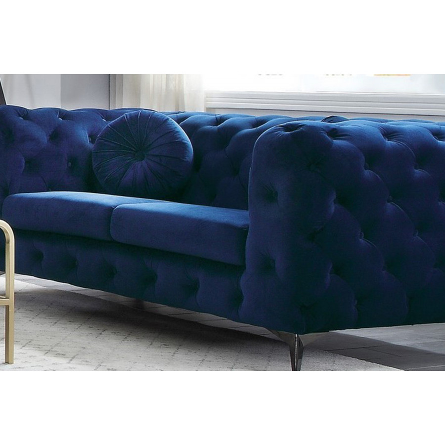 ACME Atronia Fabric Loveseat - Blue