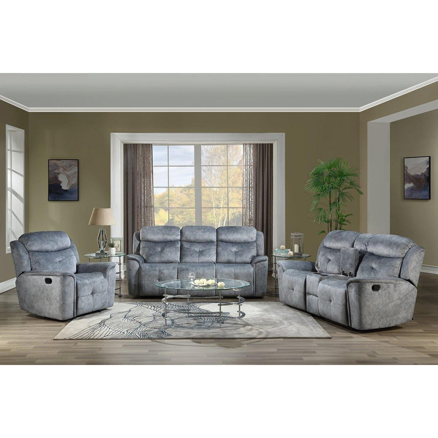 ACME Mariana Fabric Motion Sofa - Silver Gray