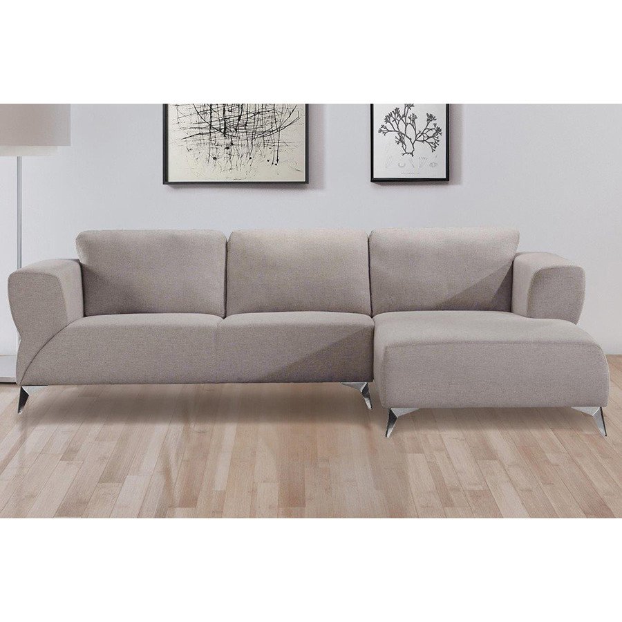 ACME Josiah Sectional Sofa - Sand Fabric