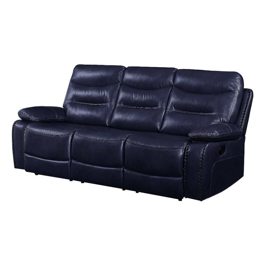 ACME Aashi Motion Sofa - Navy, Leather