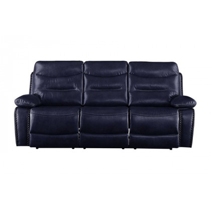 ACME Aashi Motion Sofa - Navy, Leather