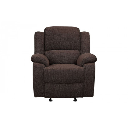 ACME - Madden Motion Glider Recliner in Brown Chenille