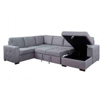 ACME - Nardo Sectional Sofa with Storage in Gray