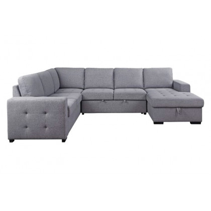 ACME - Nardo Sectional Sofa with Storage in Gray