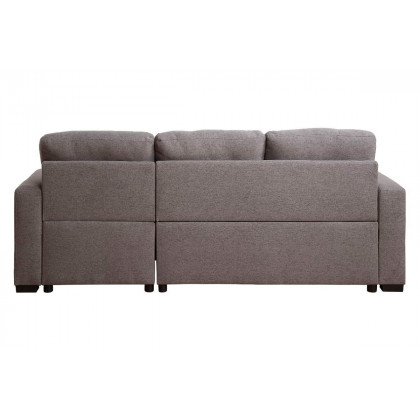 ACME - Chambord Reversible Sectional Sofa with Sleeper & Storage in Gray