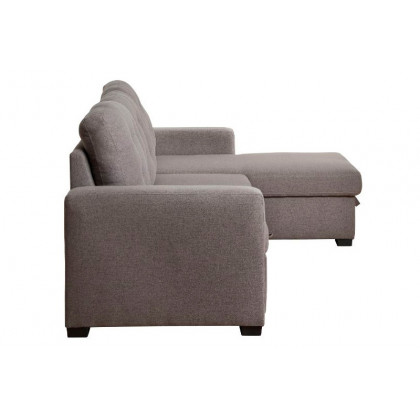 ACME - Chambord Reversible Sectional Sofa with Sleeper & Storage in Gray