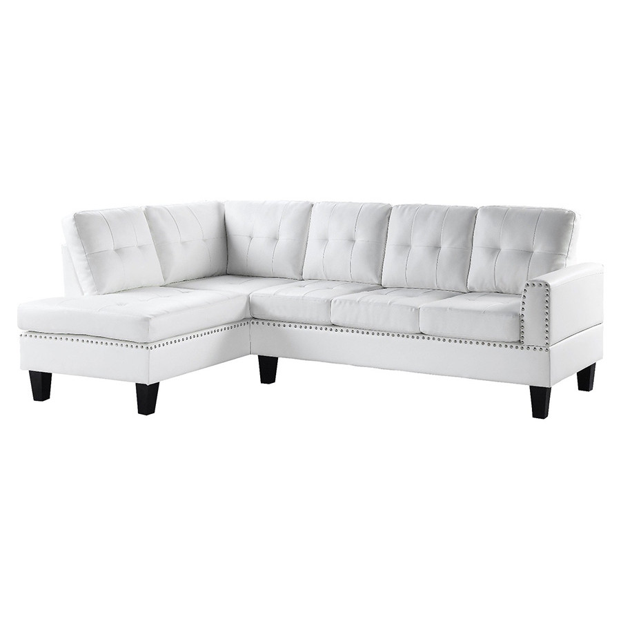 ACME Jeimmur Sectional Sofa - White PU