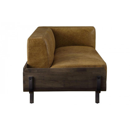 ACME - Blanca Sofa in Chestnut/Rustic Oak