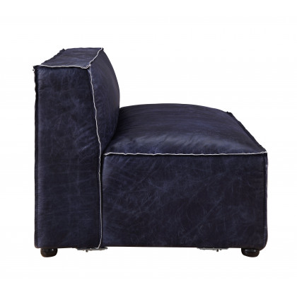 ACME Birdie Modular Armless Loveseat - Vintage Blue