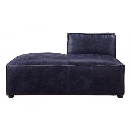 ACME Birdie Modular Chaise - Vintage Blue Top Grain Leather