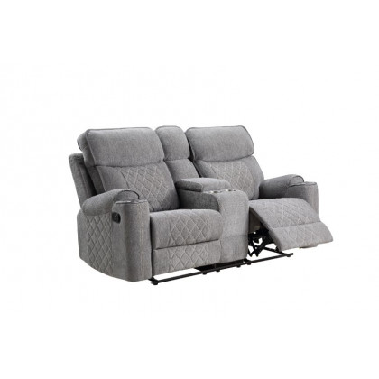 ACME - Aulada Loveseat in Gray